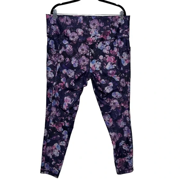 Athleta Salutation Stash Pocket II Printed Tight Size 2X - Picture 4 of 16